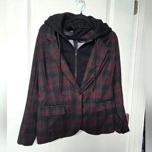 Liverpool Los Angeles Ladies blazer with attached sweatshirt size XL